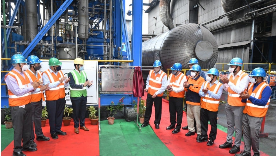 Carbon Clean provides India's first blast furnace carbon capture plant